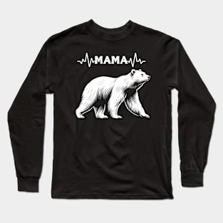 Heart Beat Mama Bear Long Sleeve T-Shirt